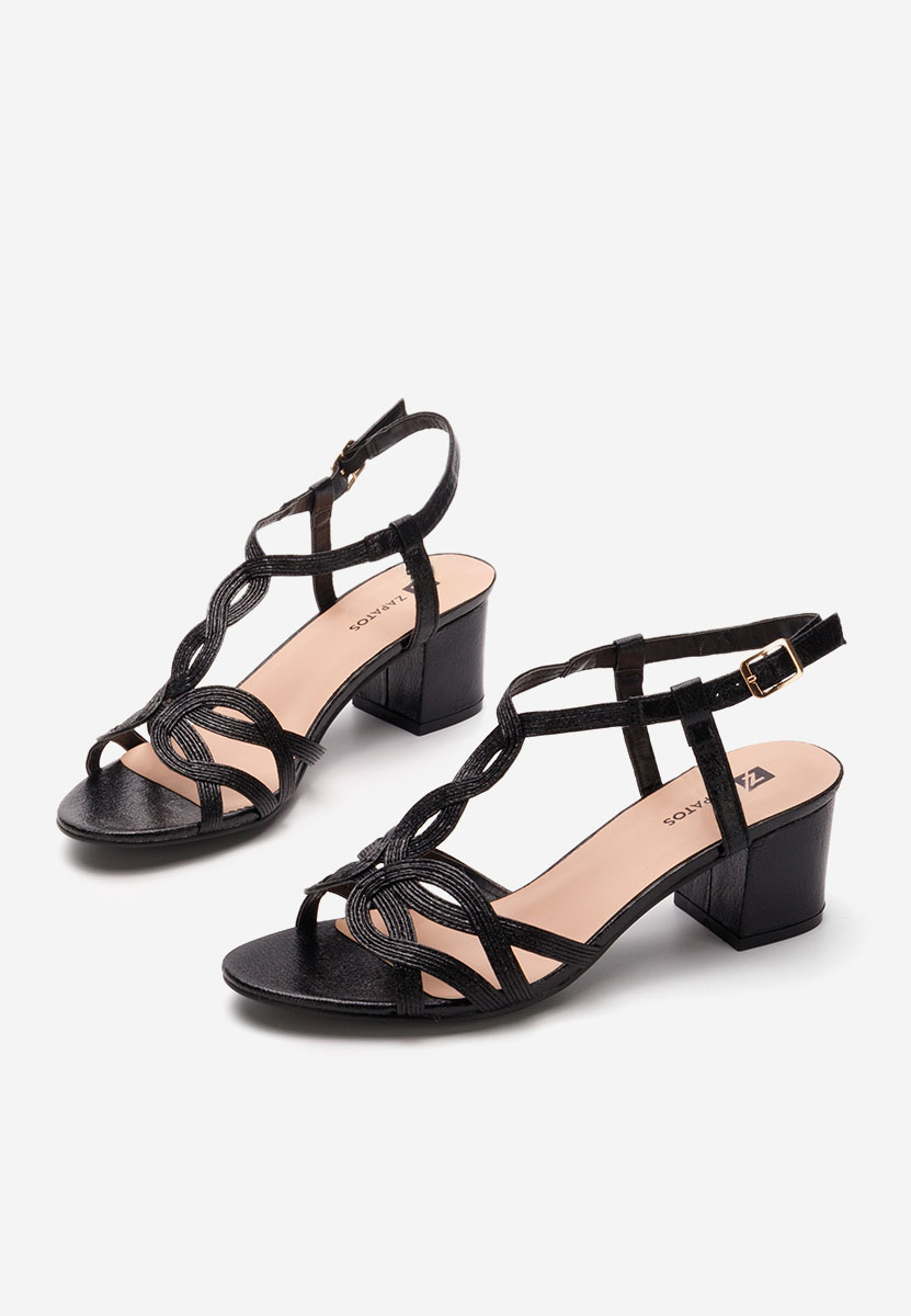 Sandale s petu Siltia crno