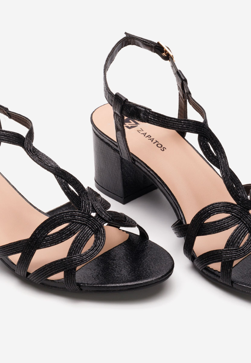 Sandale s petu Siltia crno