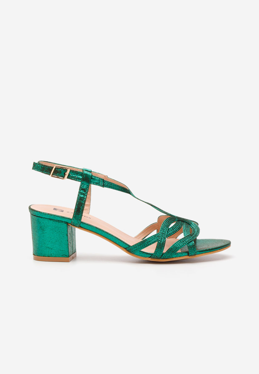 Sandale s petu Siltia zeleno