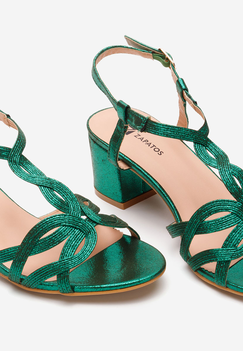 Sandale s petu Siltia zeleno
