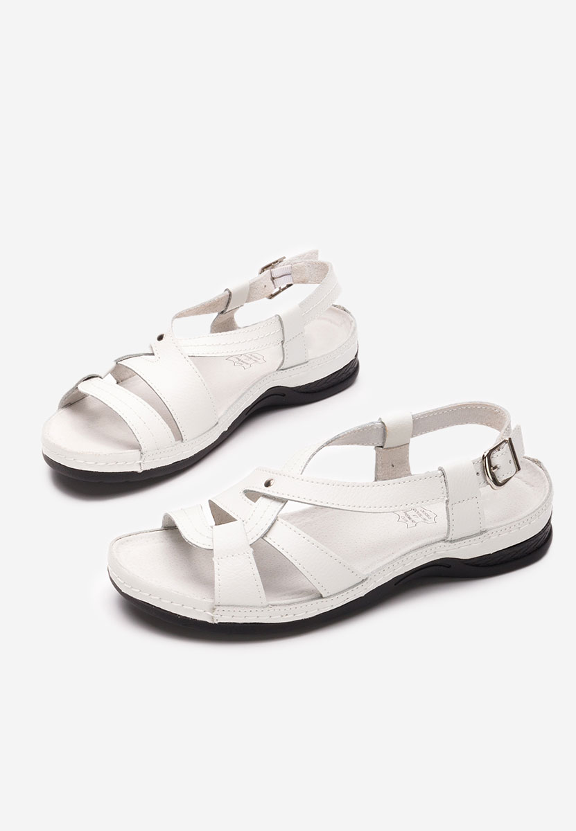 Sandale od prirodne kože Zinga bijele