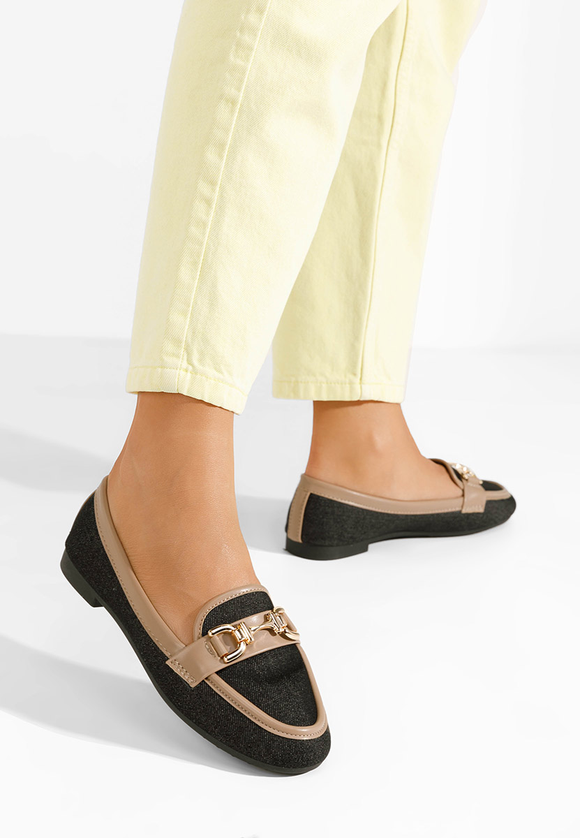 Ženske mokasinke Maribel crno