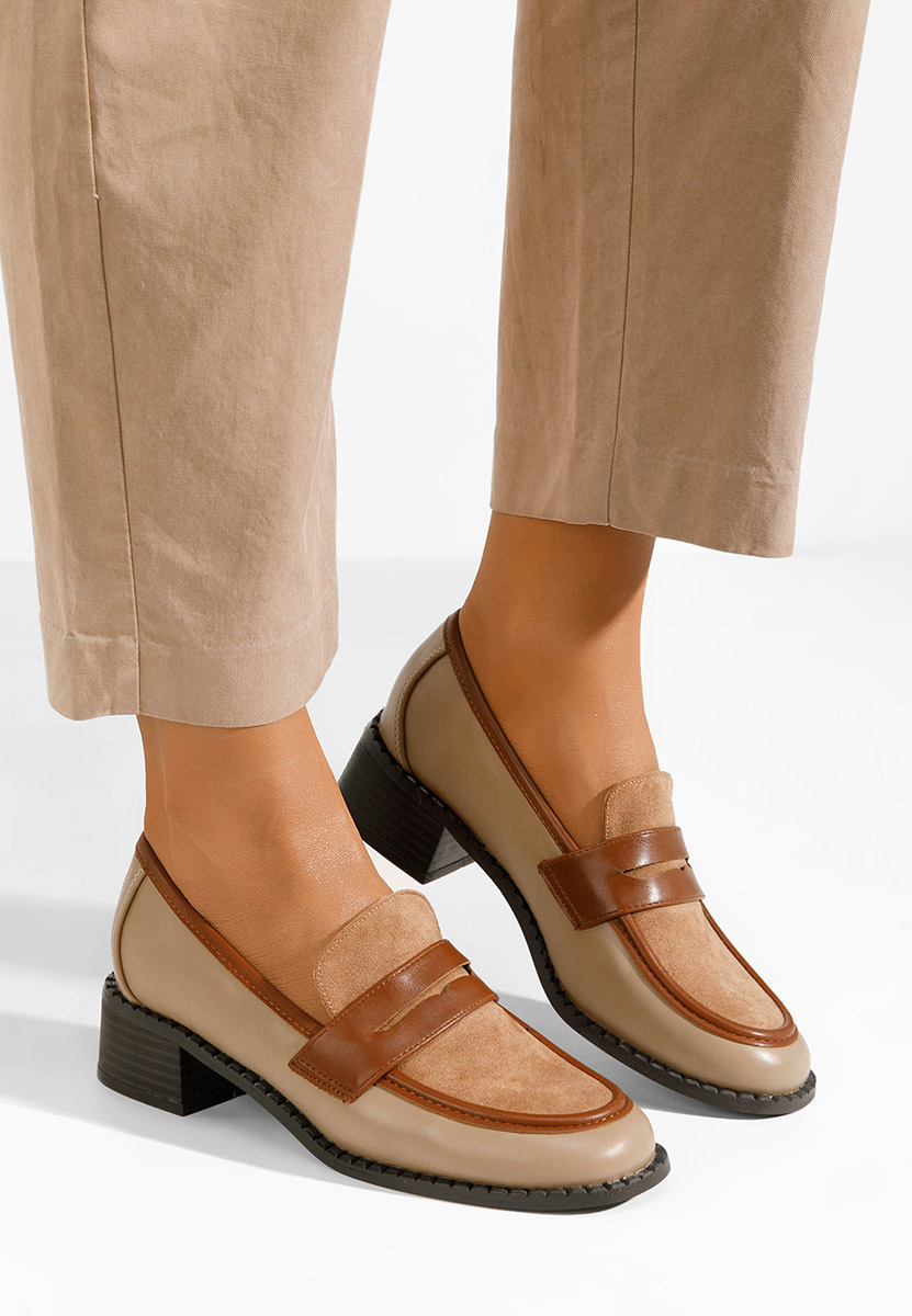 Loafers cipele Bruna kaki