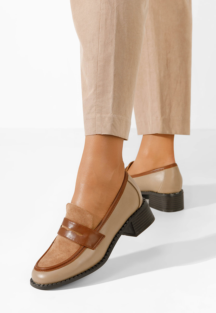 Loafers cipele Bruna kaki