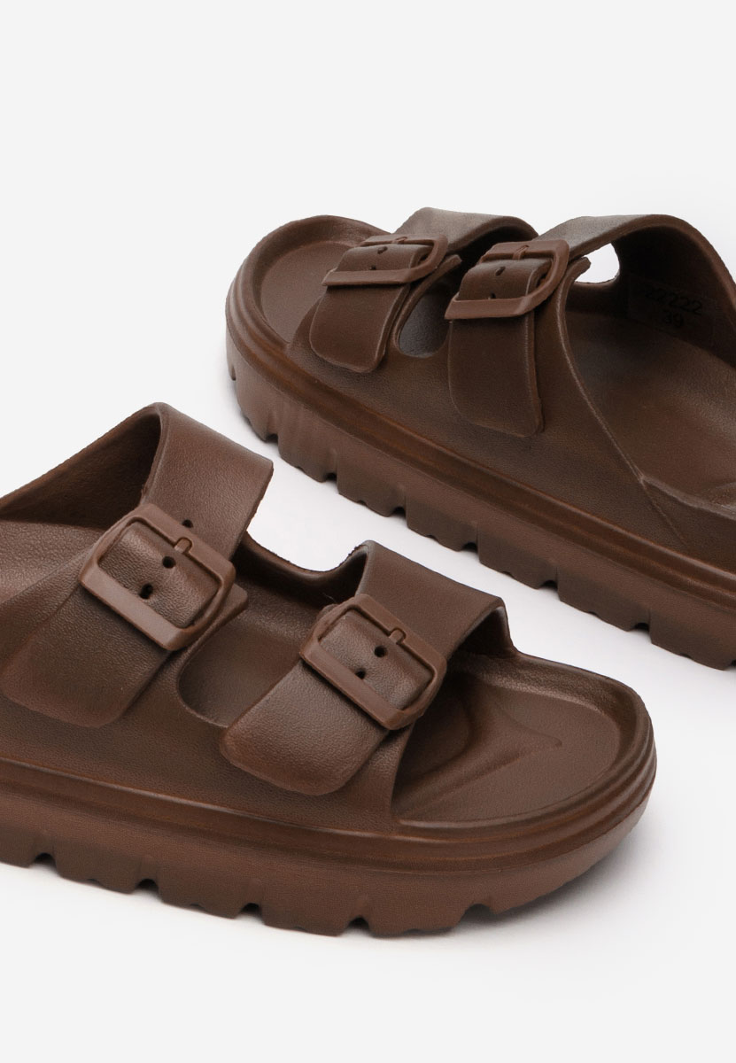 Papuče za ženske Madeleina braon