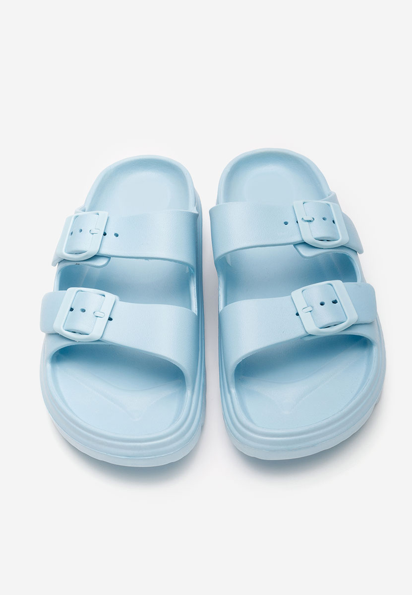 Papuče za ženske Madeleina svijetlo plavi