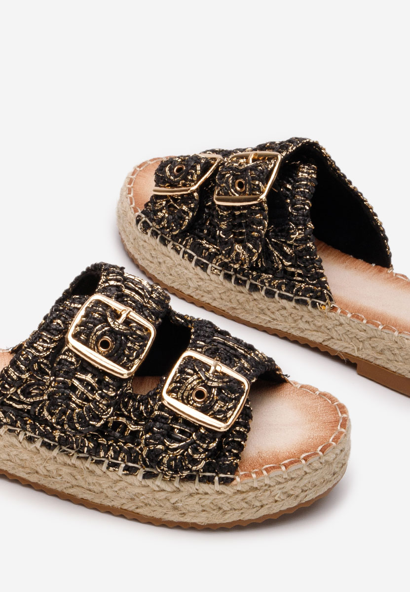 Papuče za ženske Harley crno