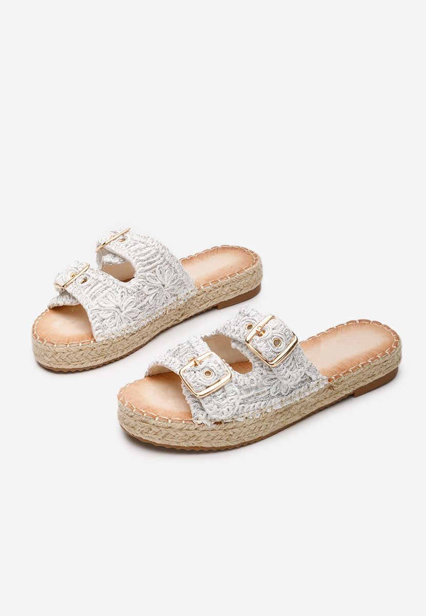 Papuče za ženske Harley bijele