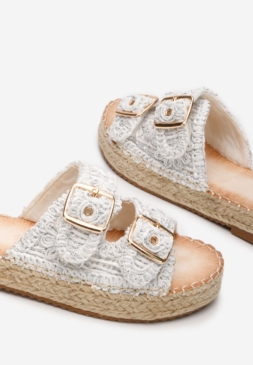 Papuče za ženske Harley bijele