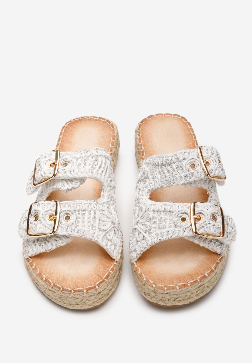 Papuče za ženske Harley bijele