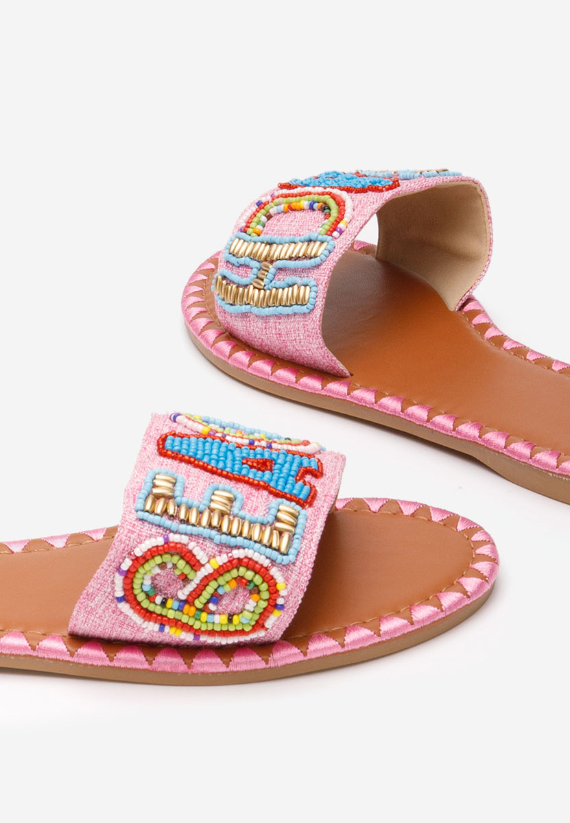 Papuče za ženske Karianna ružičasto