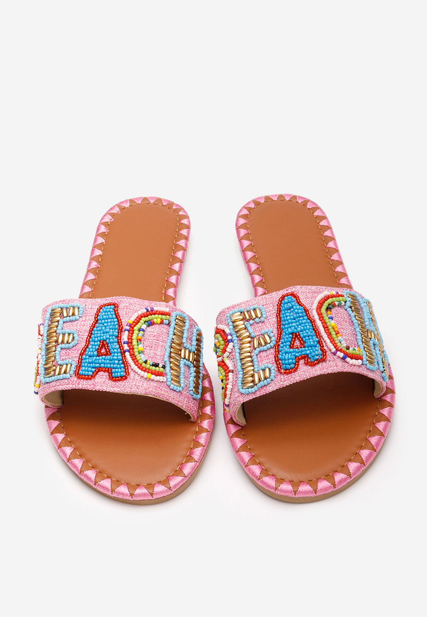 Papuče za ženske Karianna ružičasto