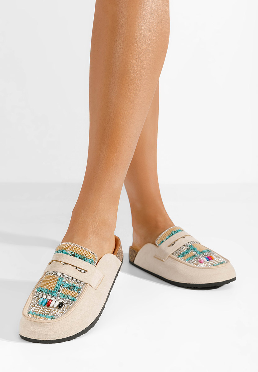 Ženske klompa Marlie bež