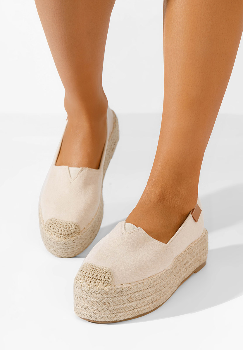 Espadrilles sa platformom Laguna bež