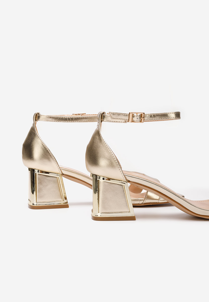 Ženske sandale elegantne Dantea zlatno