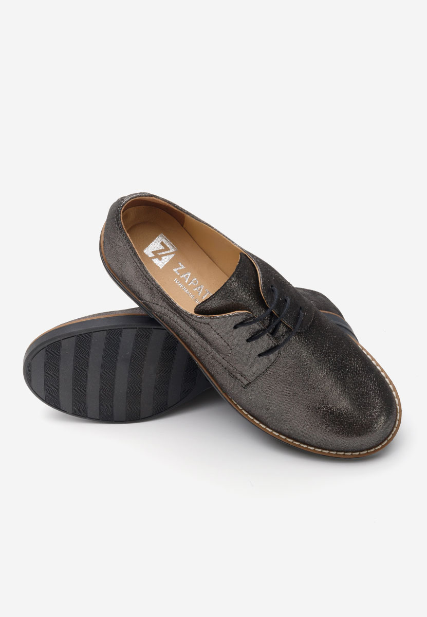 Kožne cipele derby Otivera V2 sivo