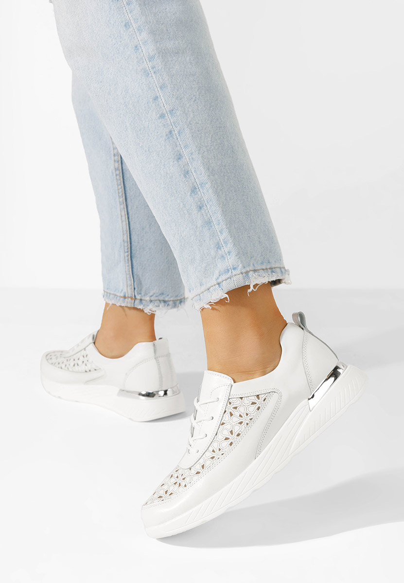 Ženske Kožne tenisice Calyse bijele