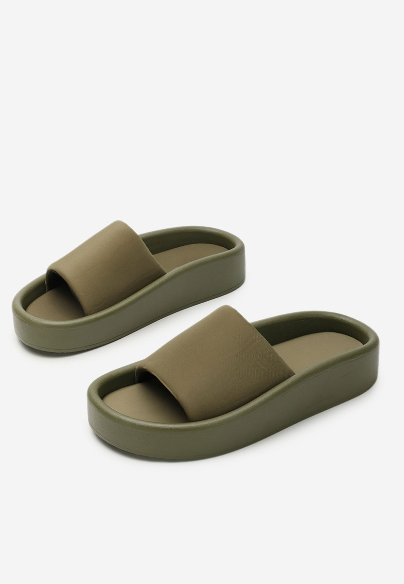 Papuče za ženske Teneres zeleno