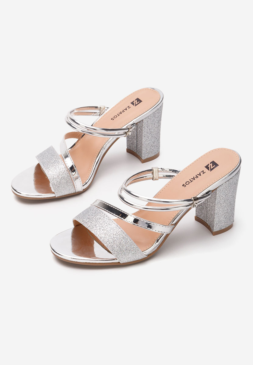 Sandale elegantne Eniola srebrno