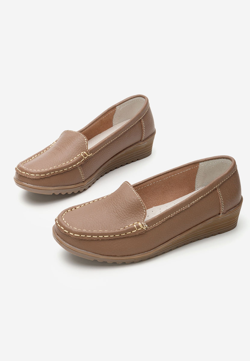 Mokasinke od prirodne kože Storia V2 kaki