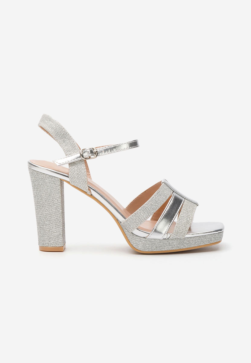 Sandale elegantne Esma srebrno