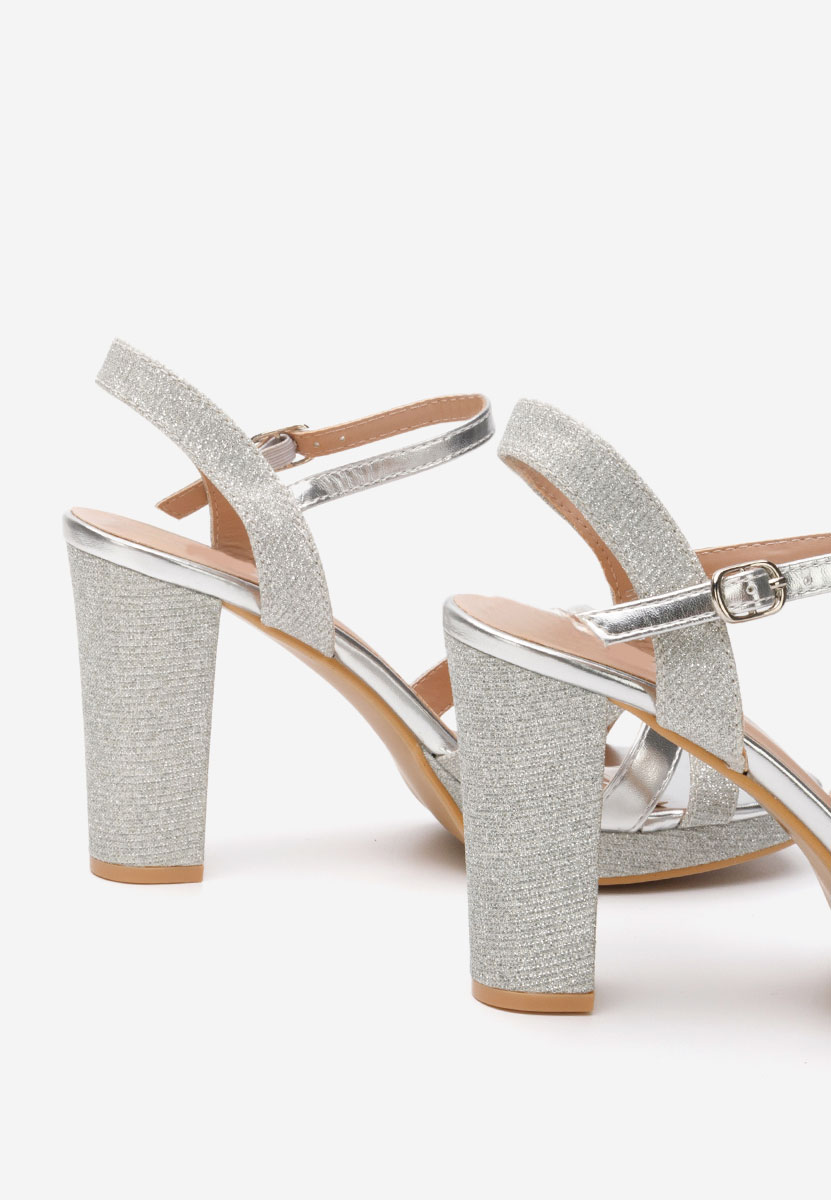 Sandale elegantne Esma srebrno
