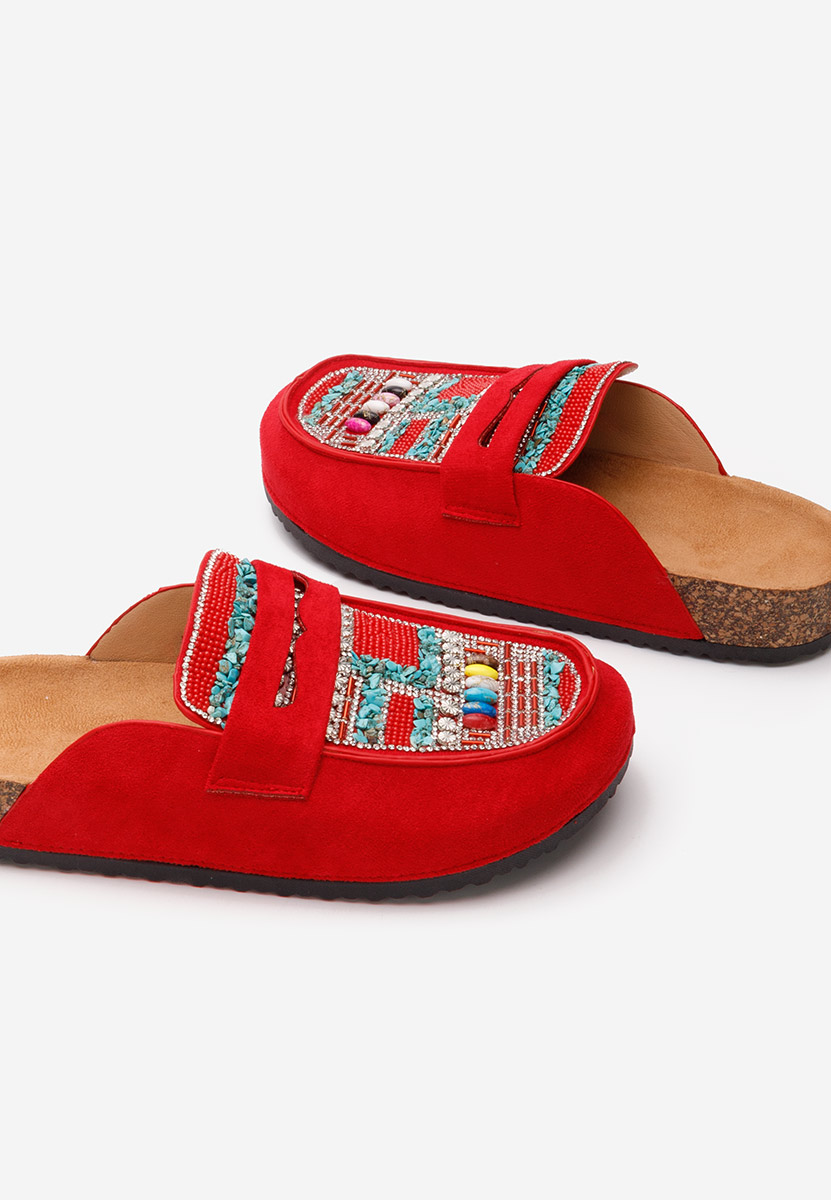 Ženske klompa Marlie crveno