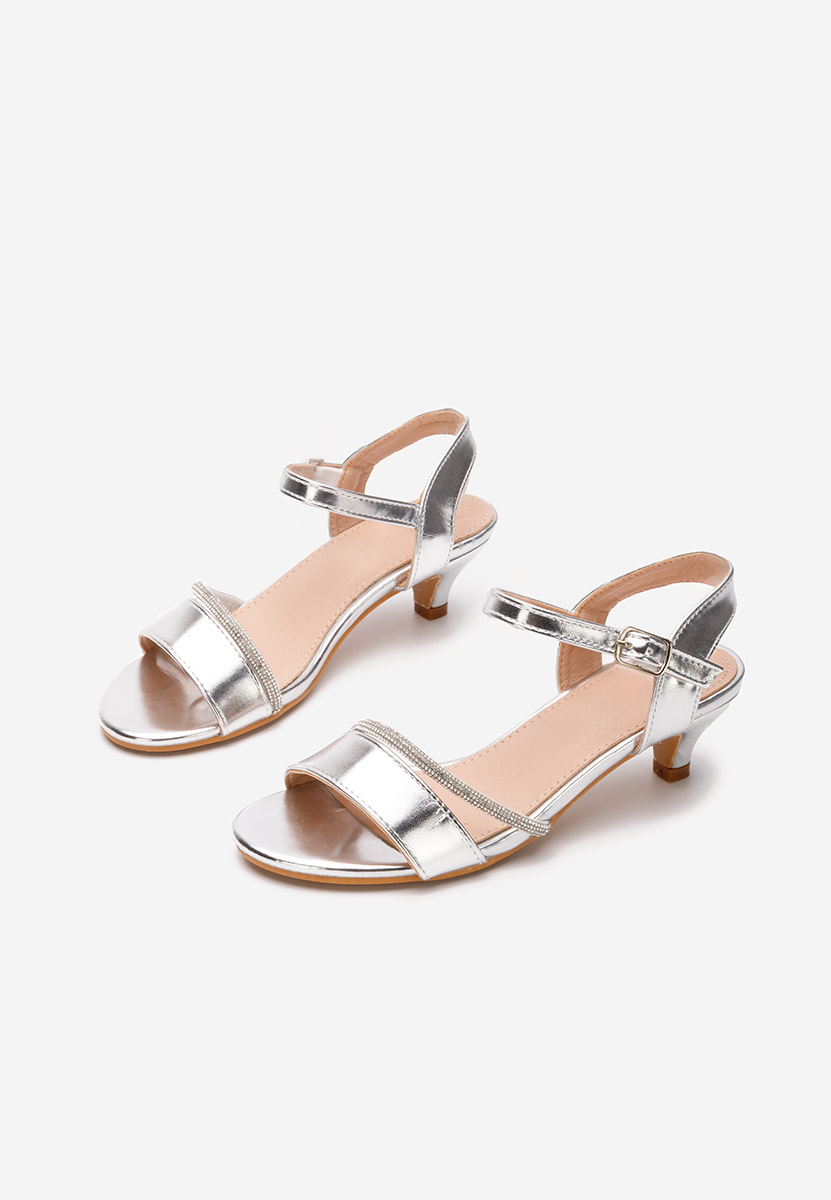 Sandale za djevojčice Sassy srebrno
