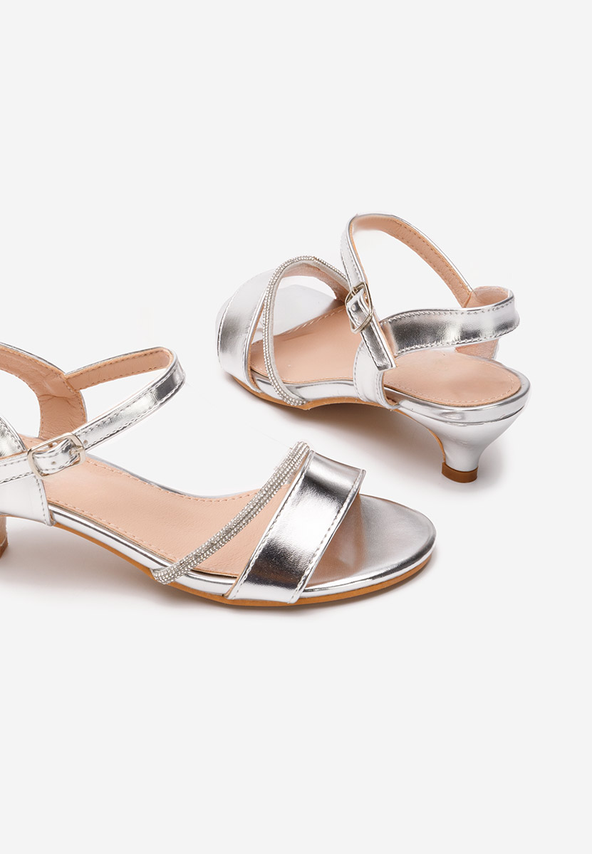 Sandale za djevojčice Sassy srebrno