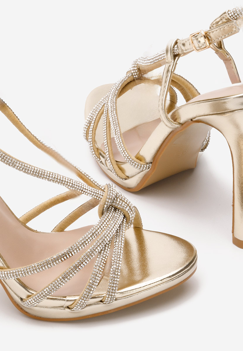 Sandale elegantne Daizy zlatno
