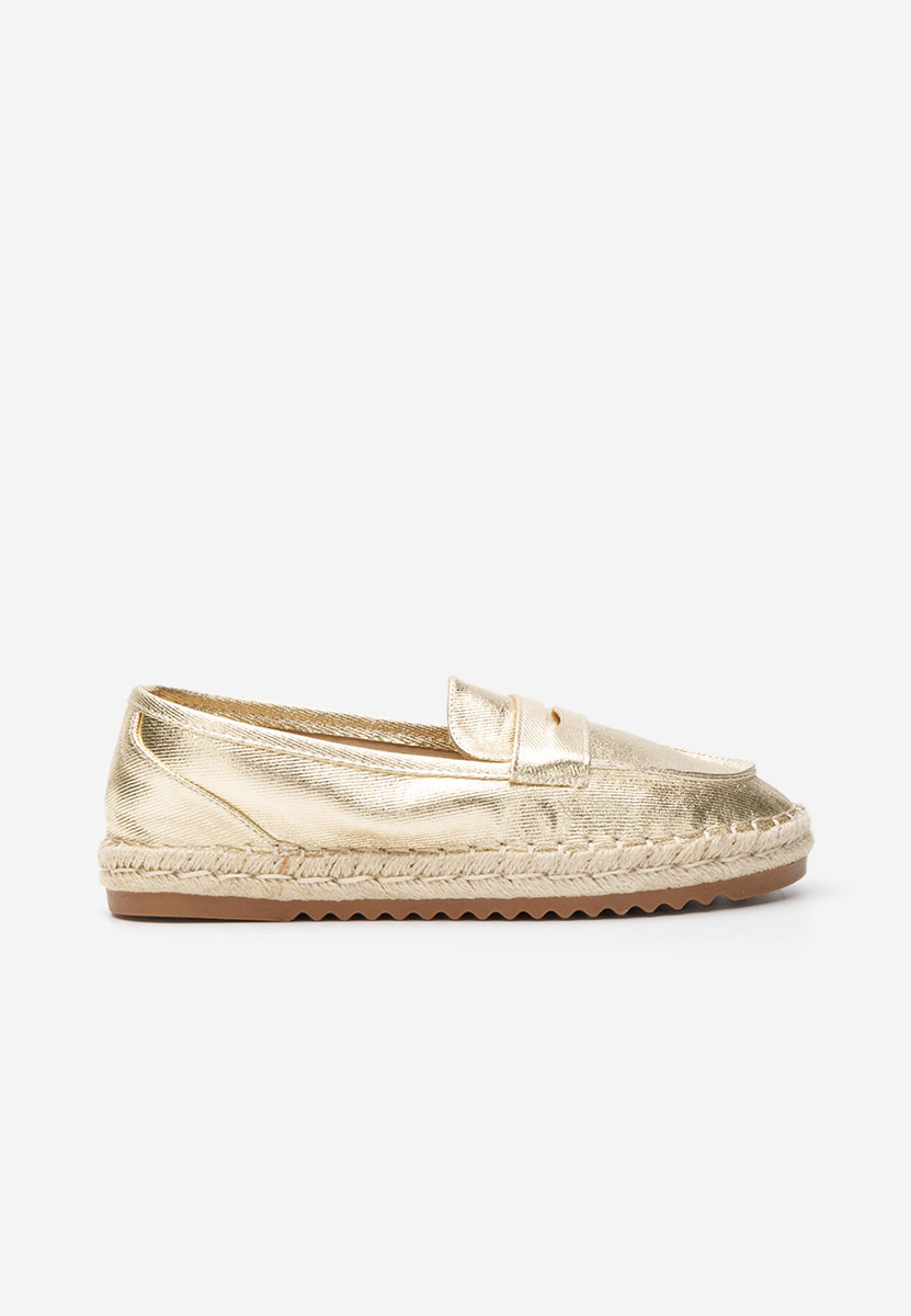 Ženske mokasinke Elanore zlatno