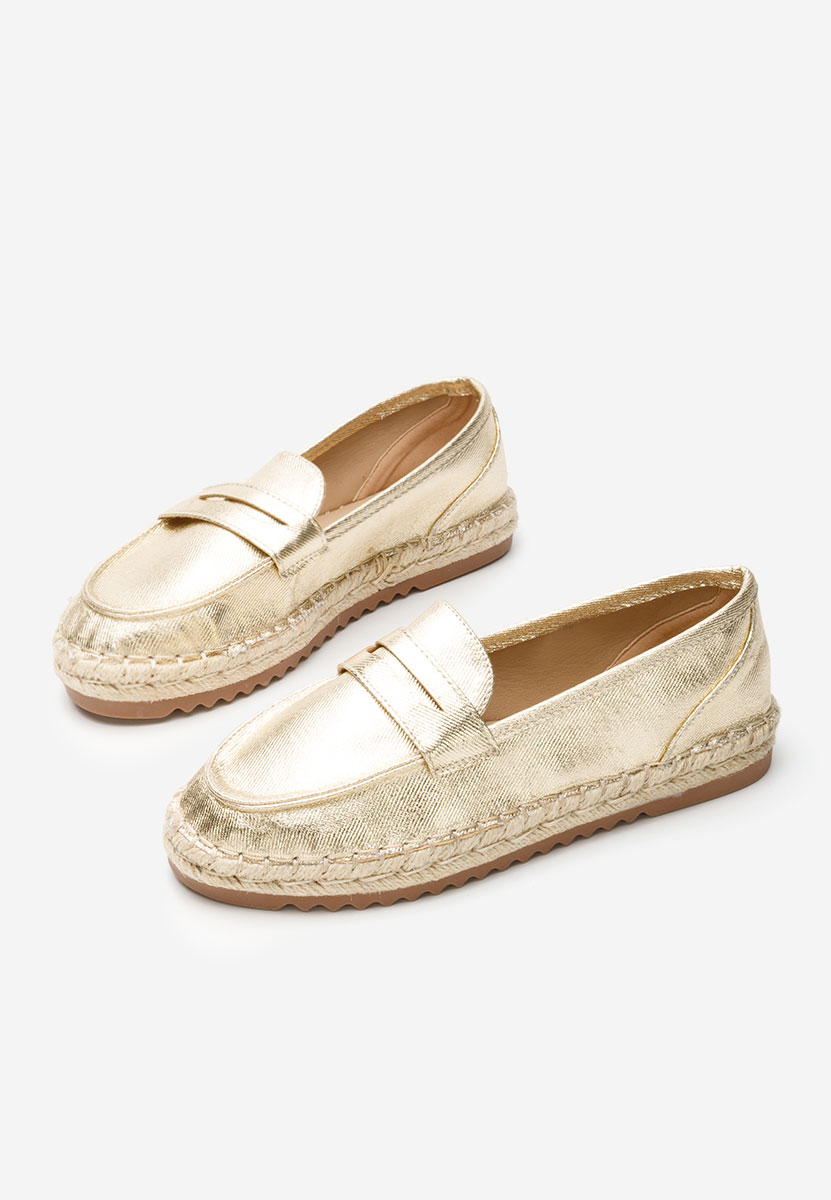 Ženske mokasinke Elanore zlatno