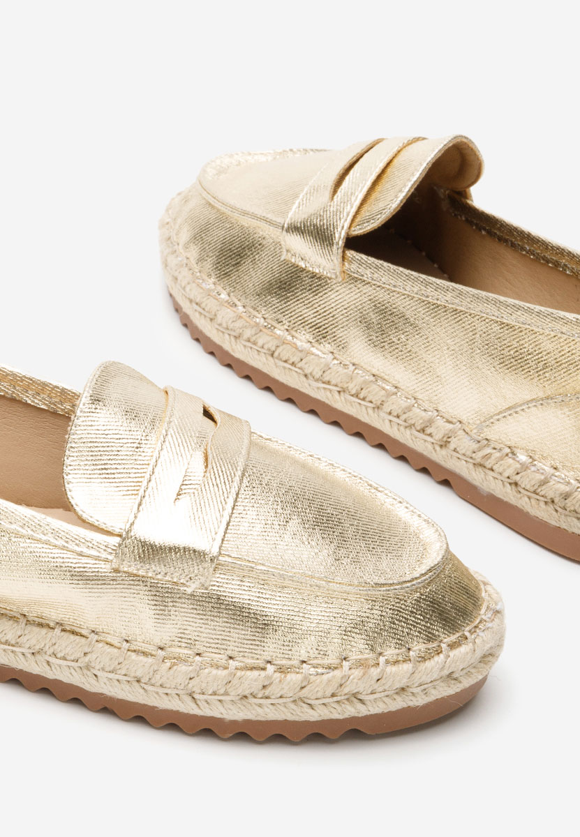 Ženske mokasinke Elanore zlatno