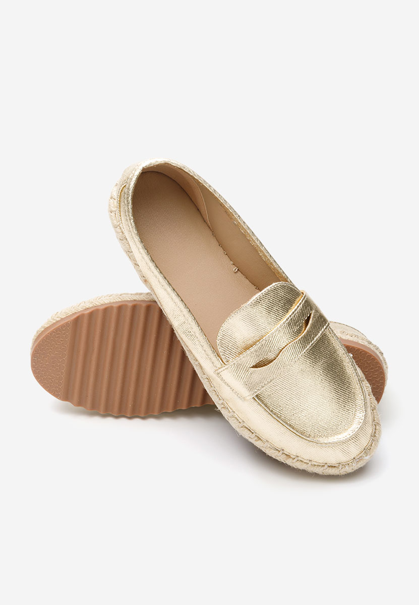 Ženske mokasinke Elanore zlatno