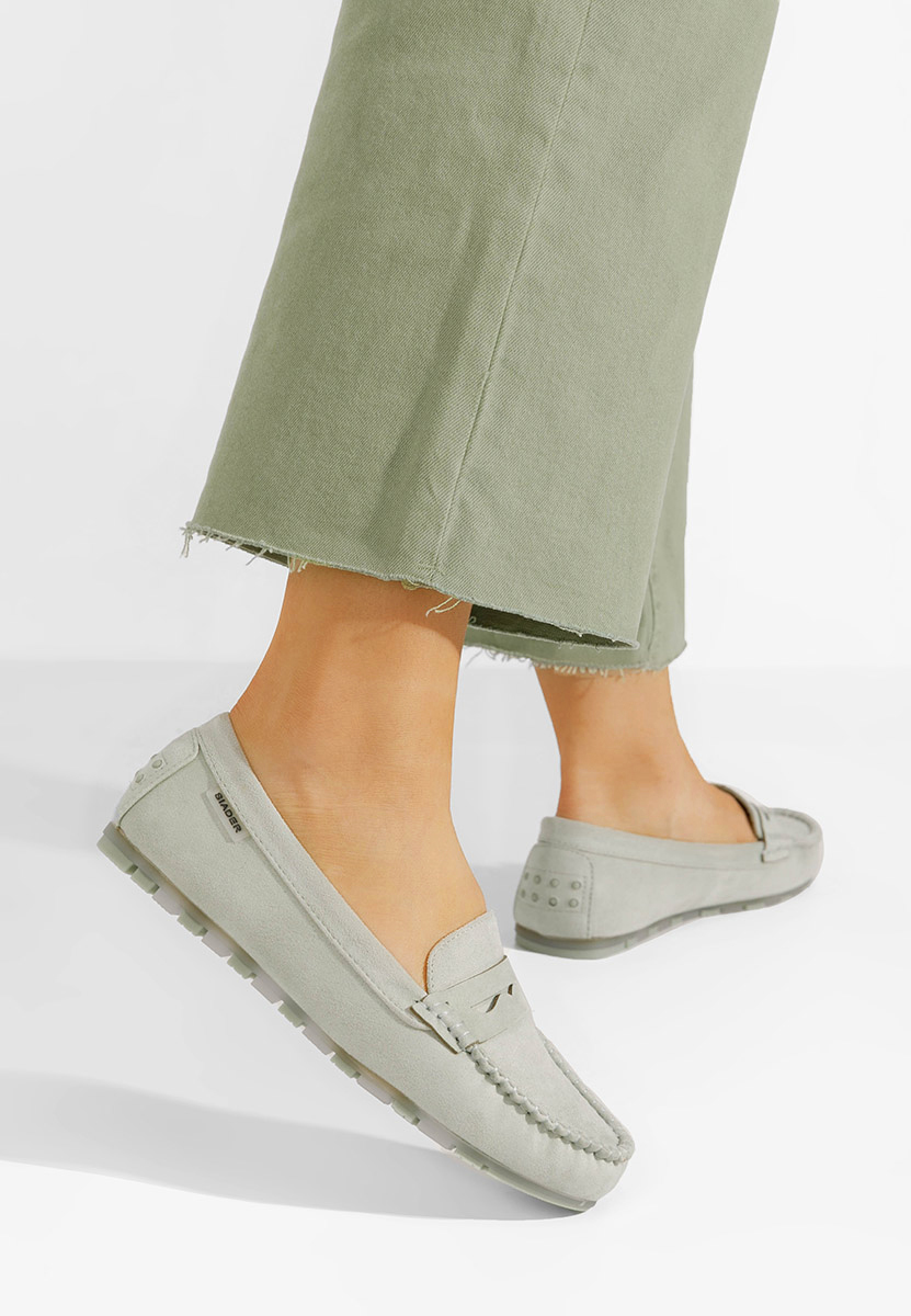 Ženske mokasinke Luminia V2 zeleno