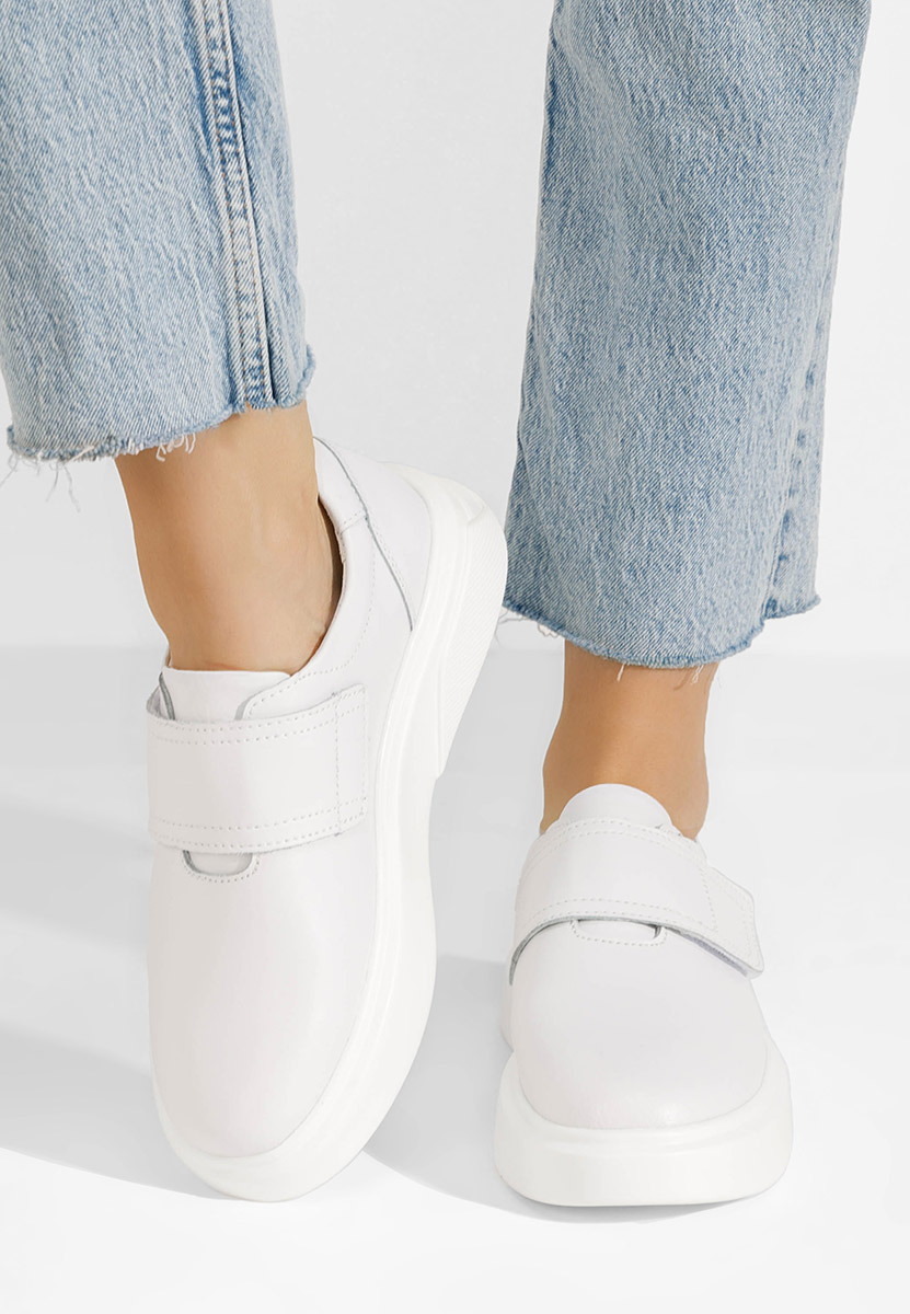 Cipele kozne casual Kally bijele