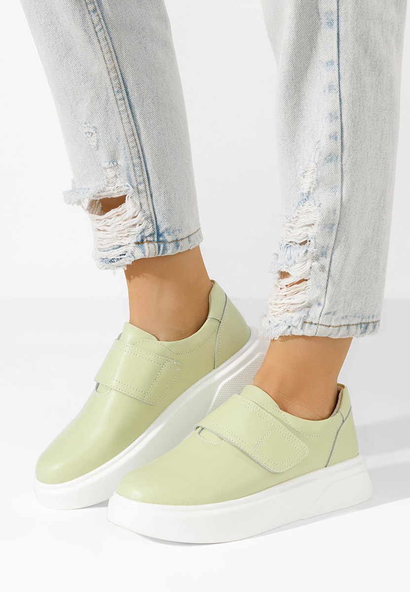 Cipele kozne casual Kally limeta
