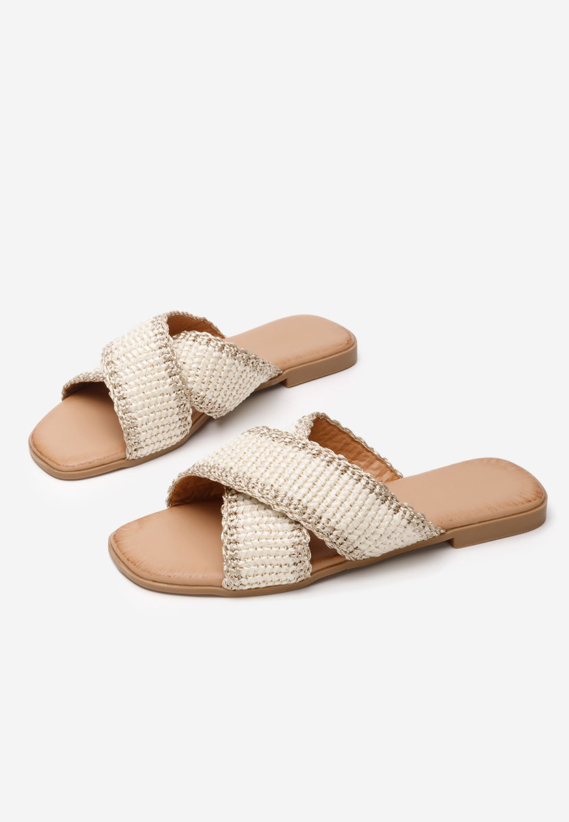 Papuče s nisku petu Jamira bež