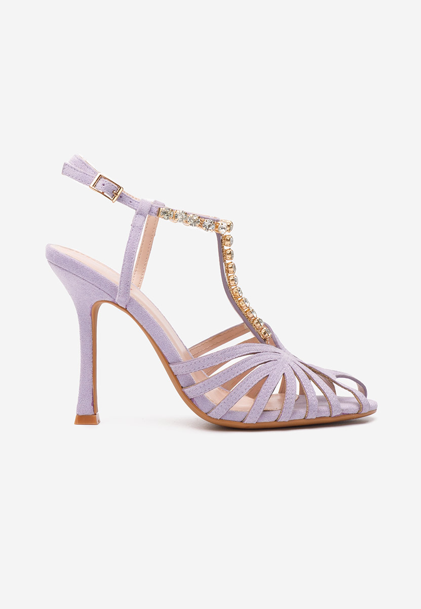 Sandale elegantne Karra lila