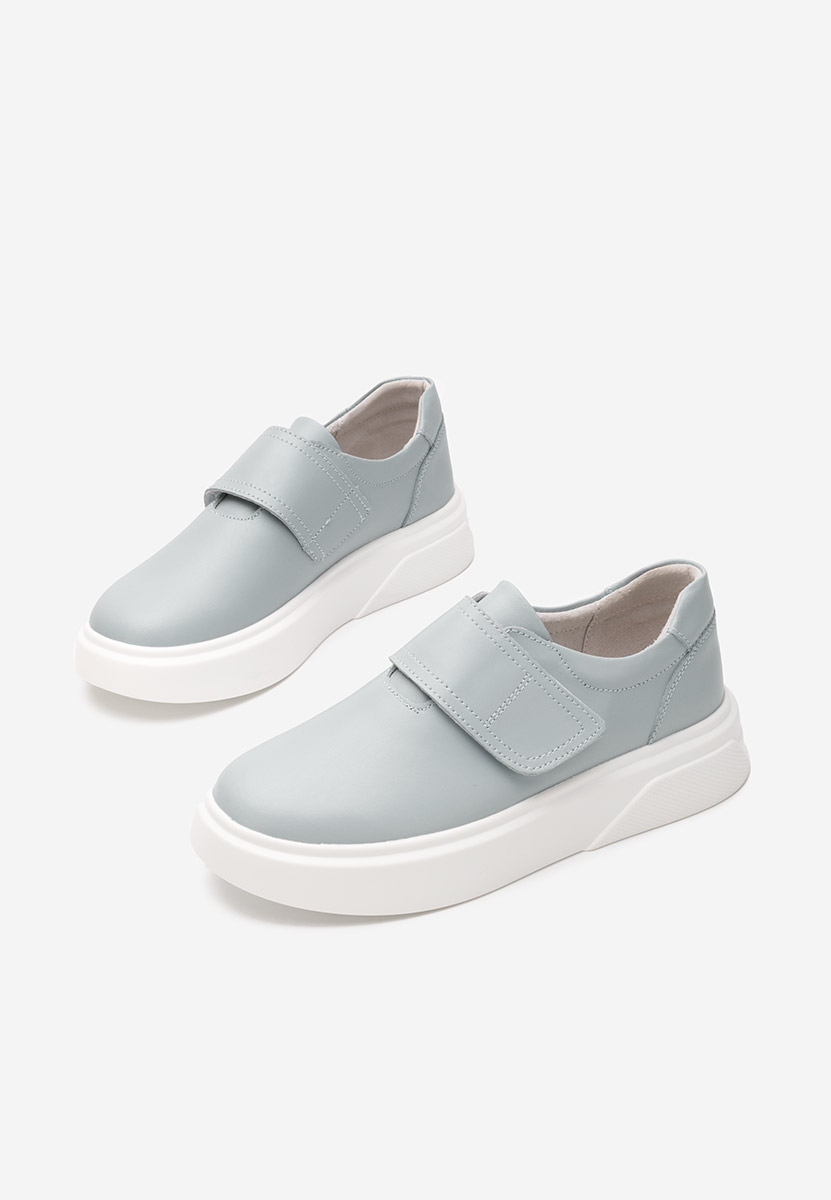 Cipele kozne casual Kally svijetlo plavi
