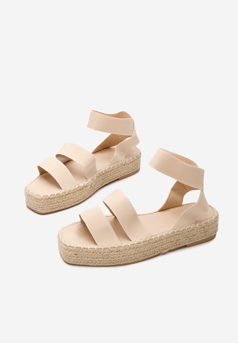 Espadrilles za ženske bež Clarena