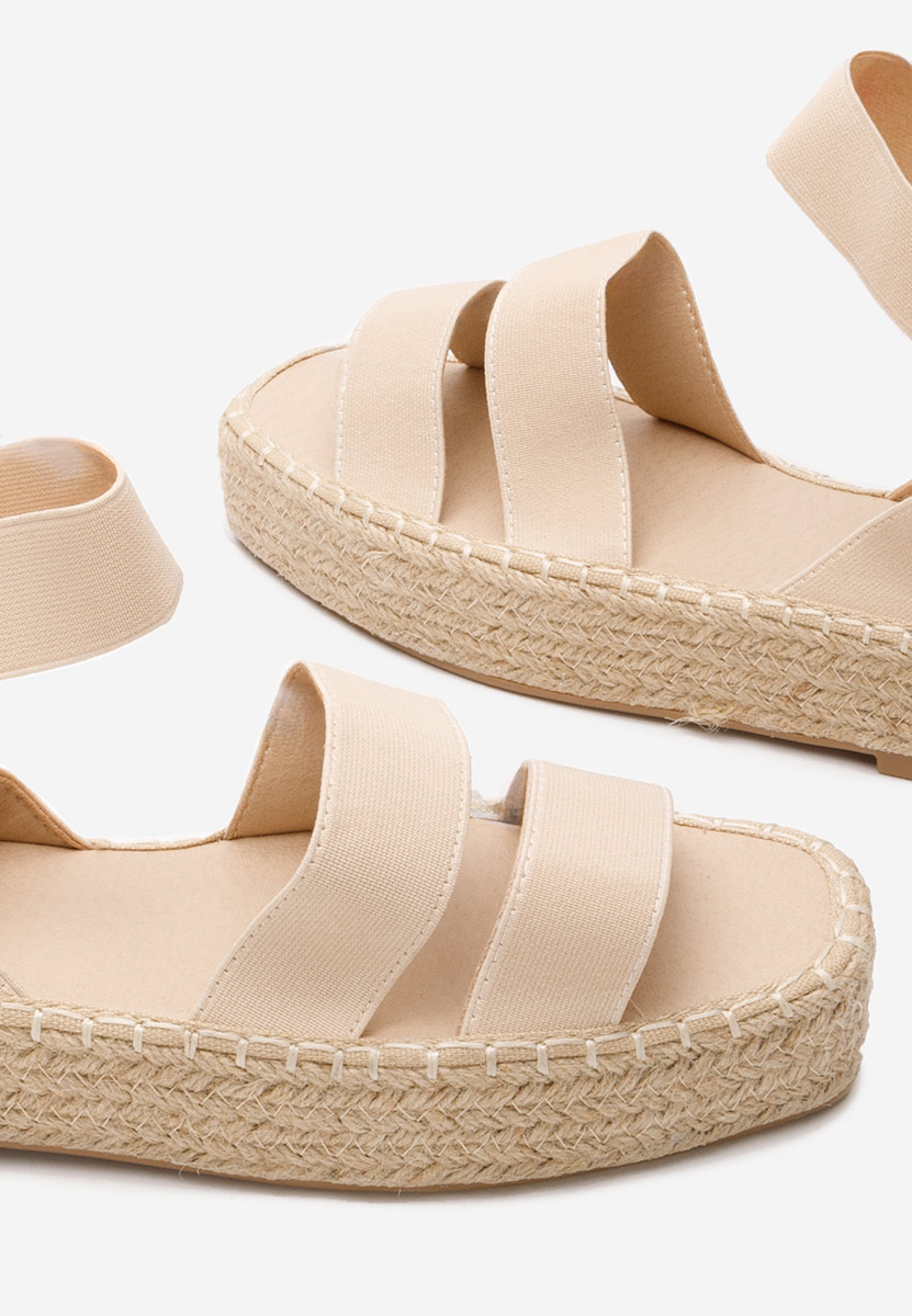Espadrilles za ženske bež Clarena