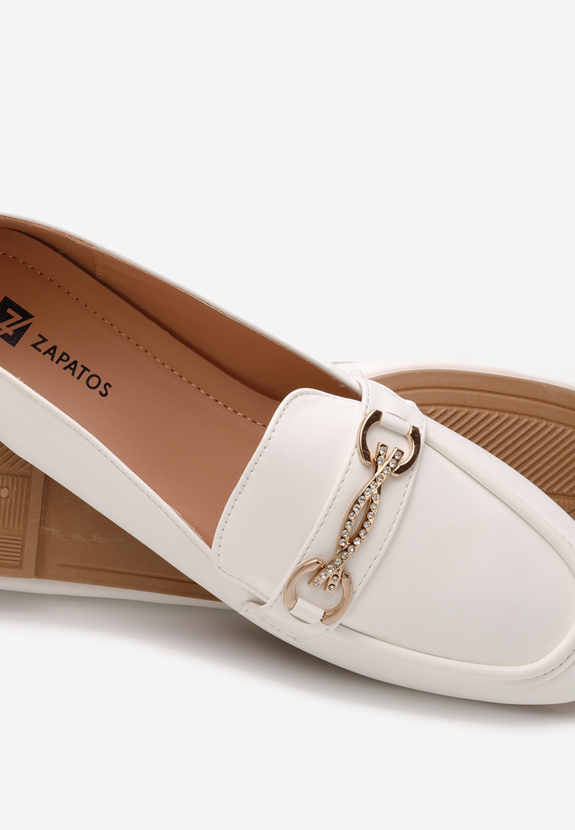 Ženske loafers bijele Acuna
