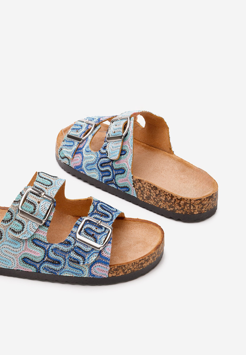 Papuče za ženske Elyanna svijetlo plavi