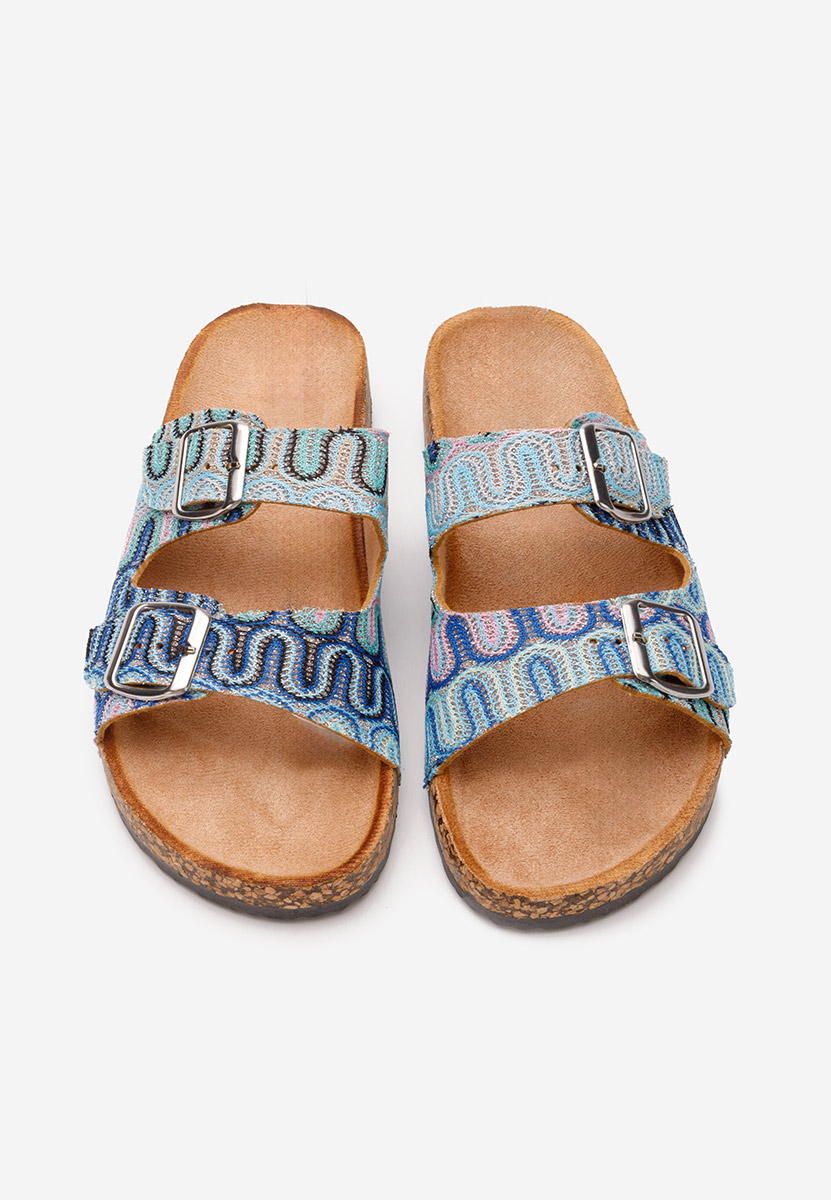 Papuče za ženske Elyanna svijetlo plavi