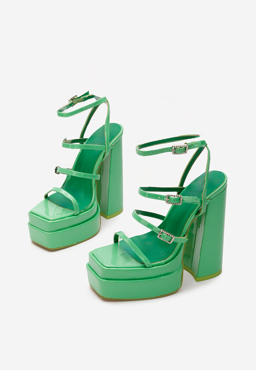 Sandale s petu Dira zeleno