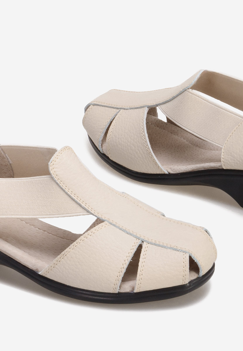 Sandale od prirodne kože Melona V4 bež