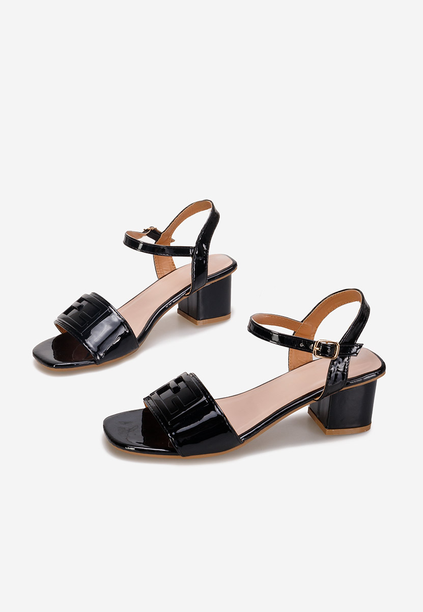 Sandale s petu Izara B crno