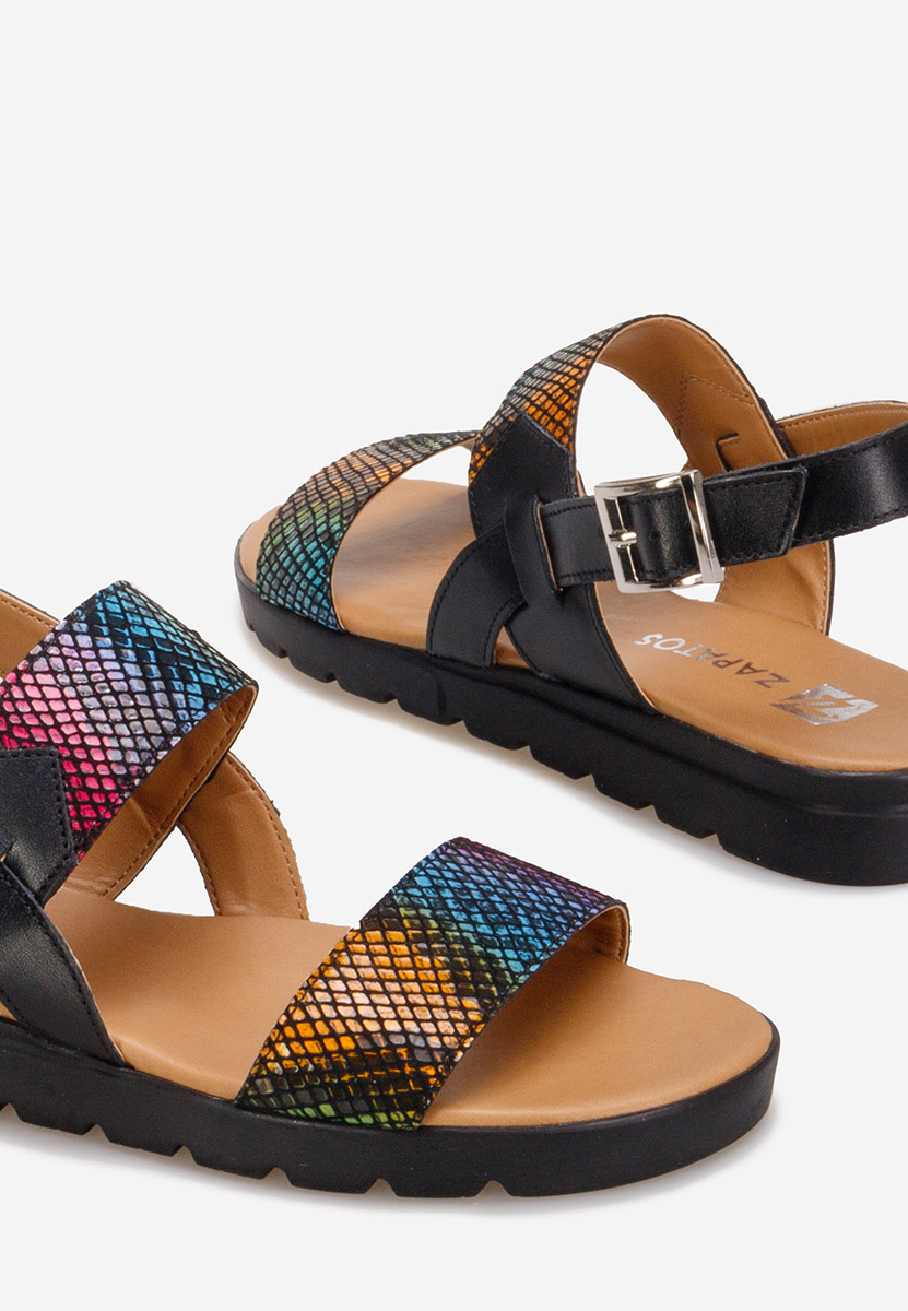 Sandale od prirodne kože Oniega crno