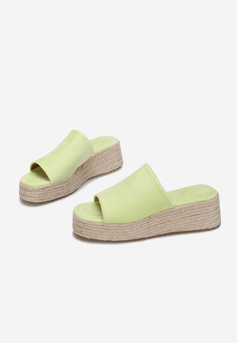 Papuče s platformom Sitema limeta